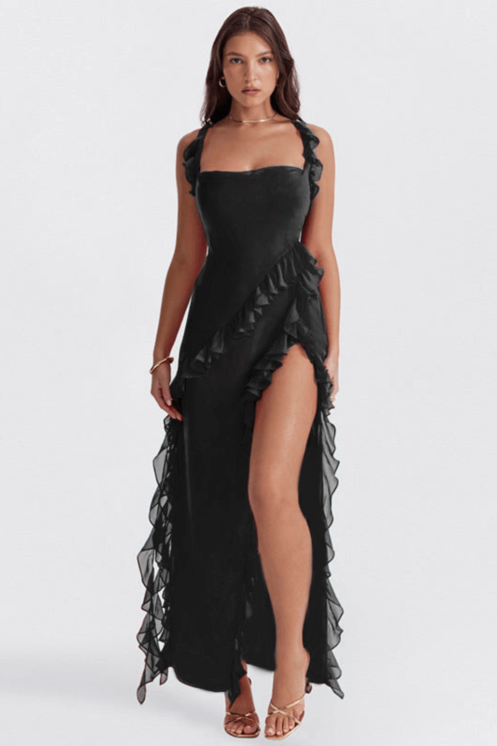AGATHE™ | VESTIDO LARGO DE LUJO