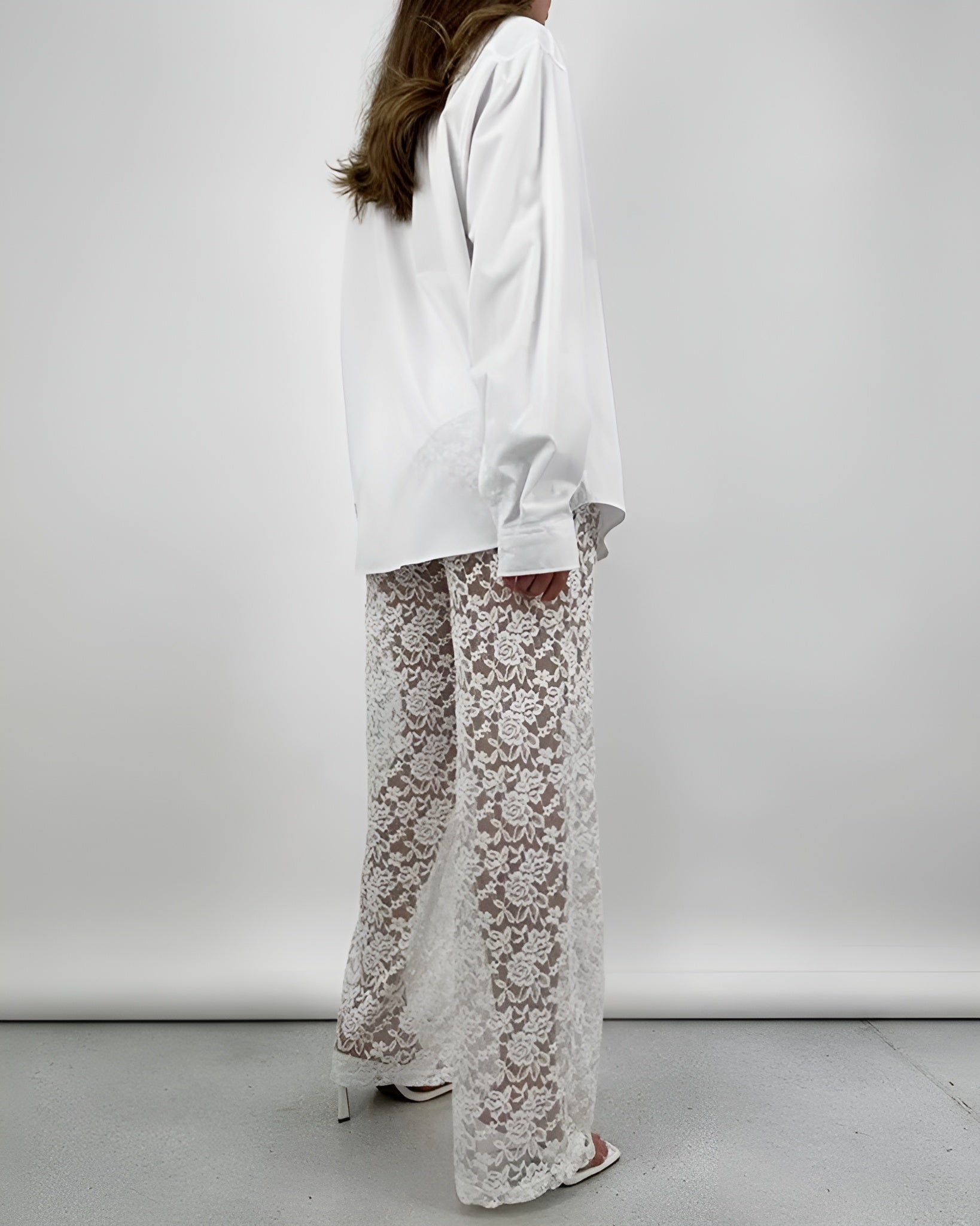 VALÉRIE™ – PANTALÓN DE ENCAJE DE TALLE ALTO