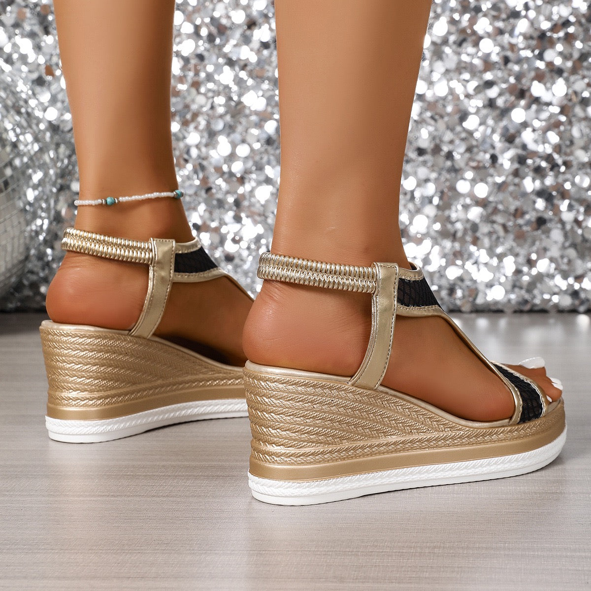 CÉLIMA – sandalias ortopédicas slip-on con cuña