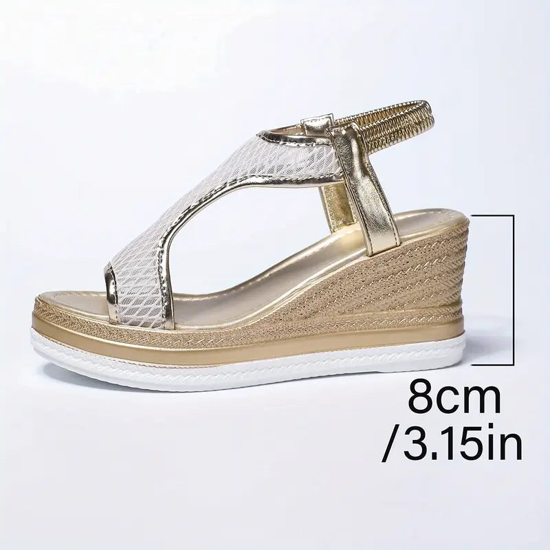 CÉLIMA – sandalias ortopédicas slip-on con cuña