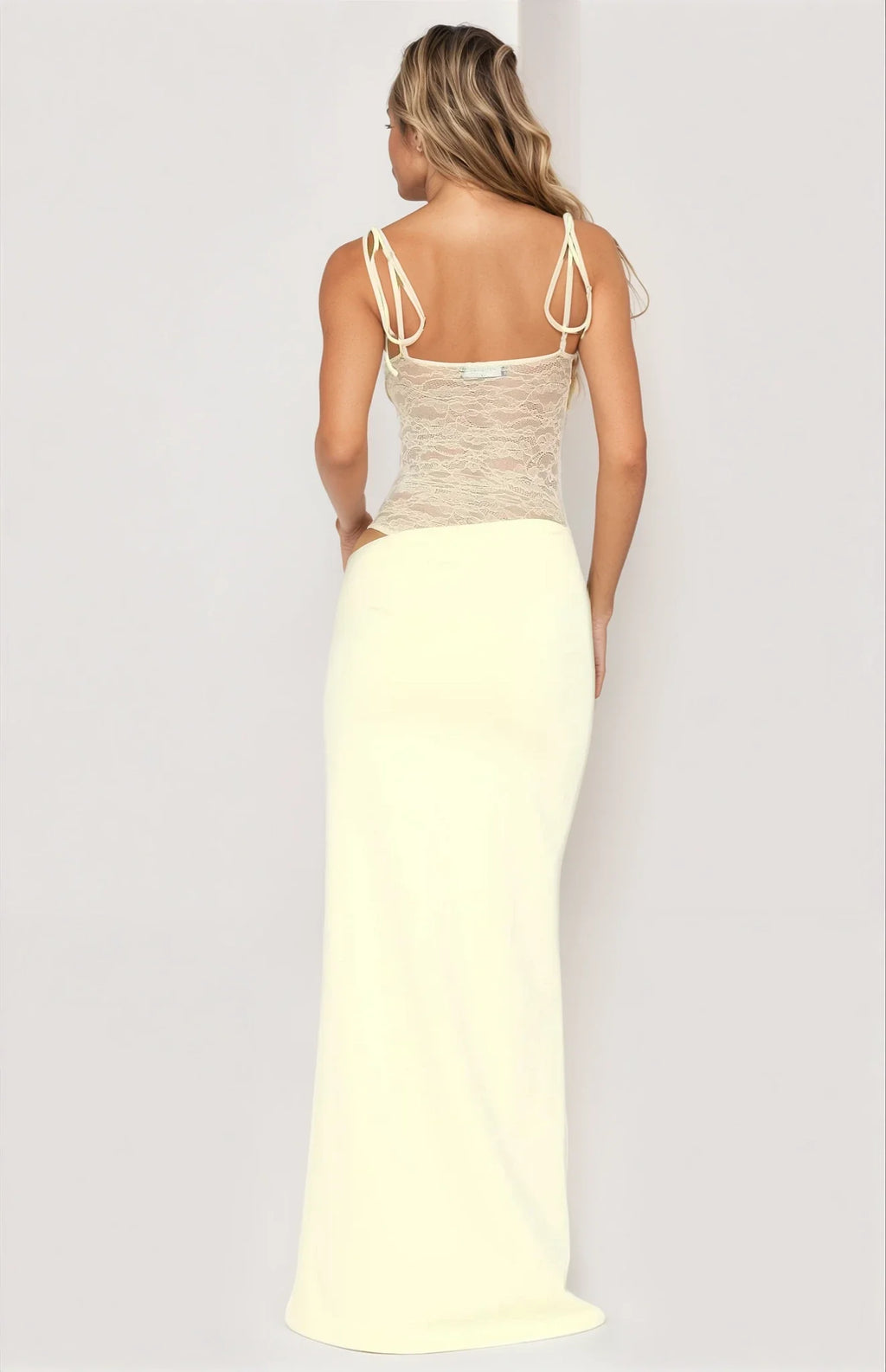 ELLA – vestido midi satinado