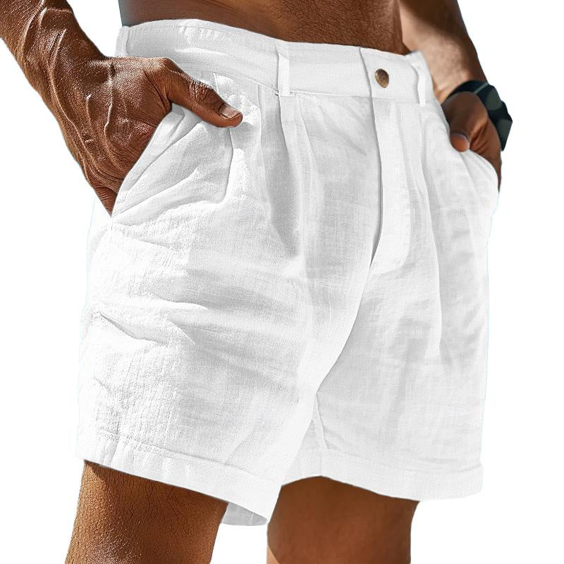 HAVANA™ | SHORT DE LINO CLÁSICO PARA HOMBRE