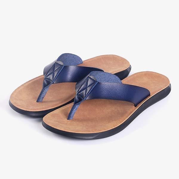 BAHARI™ | CHANCLAS DE CUERO PARA HOMBRE CON DISEÑO VINTAGE