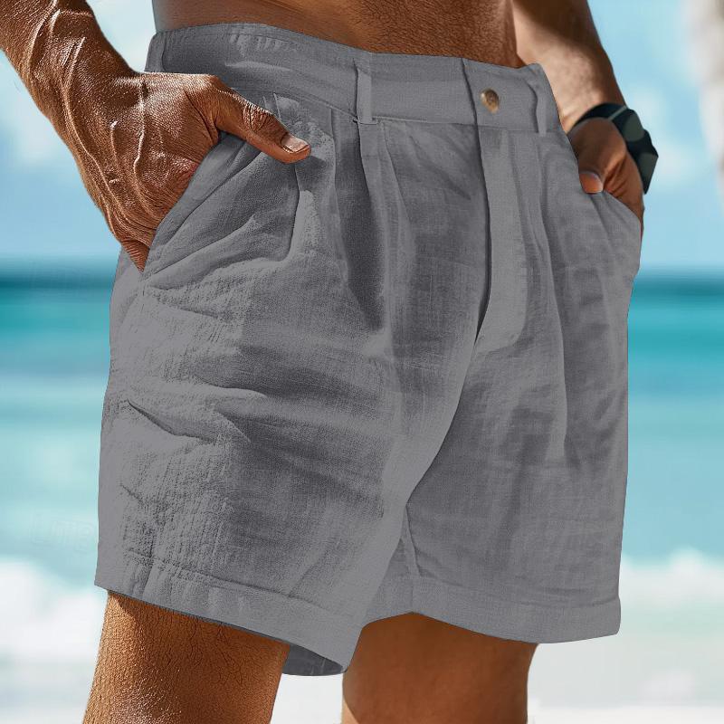 HAVANA™ | SHORT DE LINO CLÁSICO PARA HOMBRE