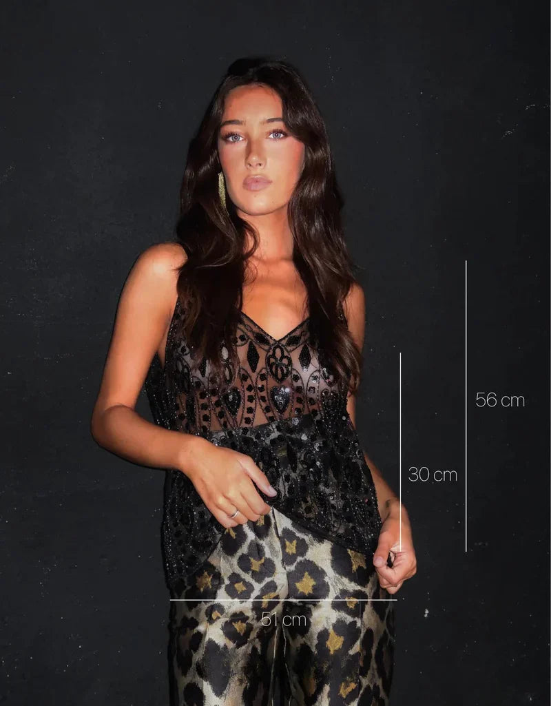 KATE™ | TOP ADORNADO