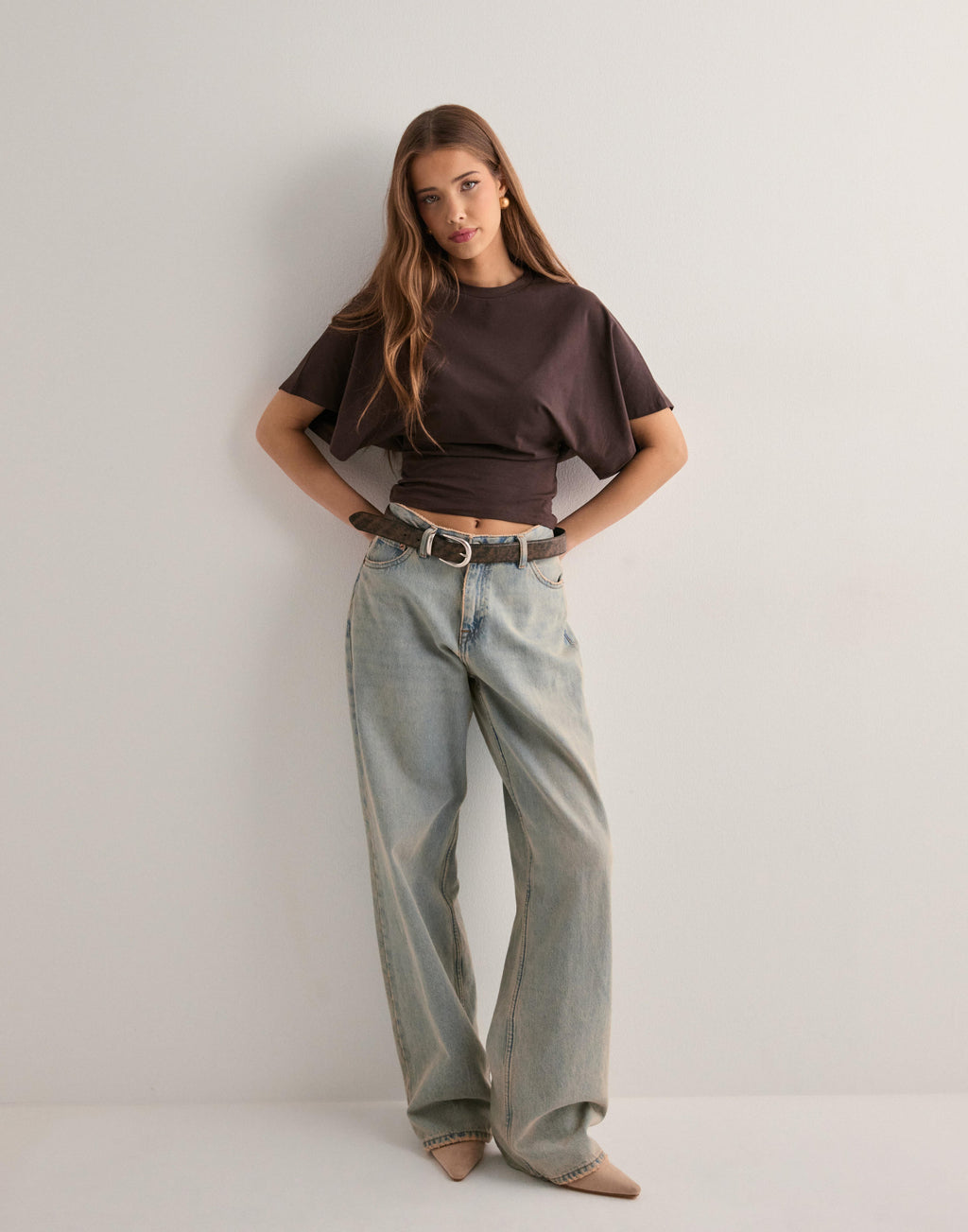 TRENDY™ – CAMISETA DE MANGA ANCHA