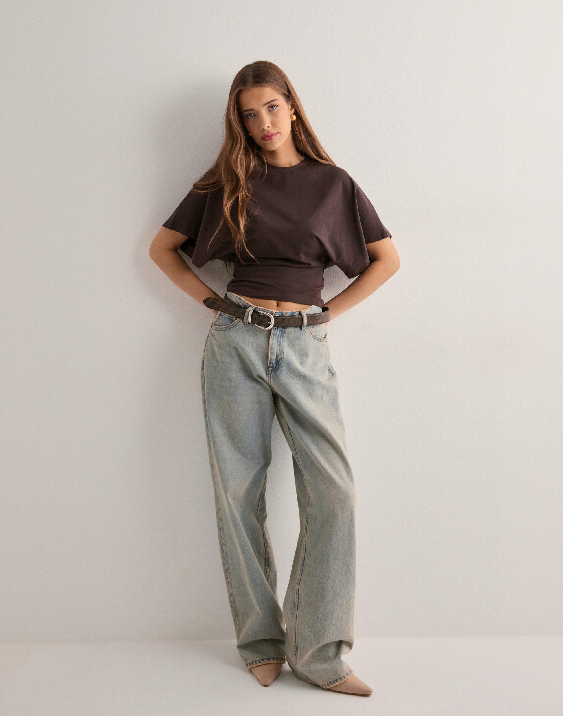 TRENDY™ – CAMISETA DE MANGA ANCHA