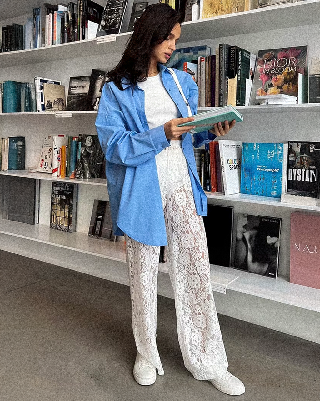 VALÉRIE™ – PANTALÓN DE ENCAJE DE TALLE ALTO