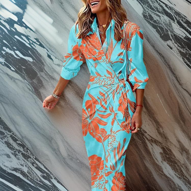 AMIRA™ – VESTIDO ENVOLVENTE ESTAMPADO