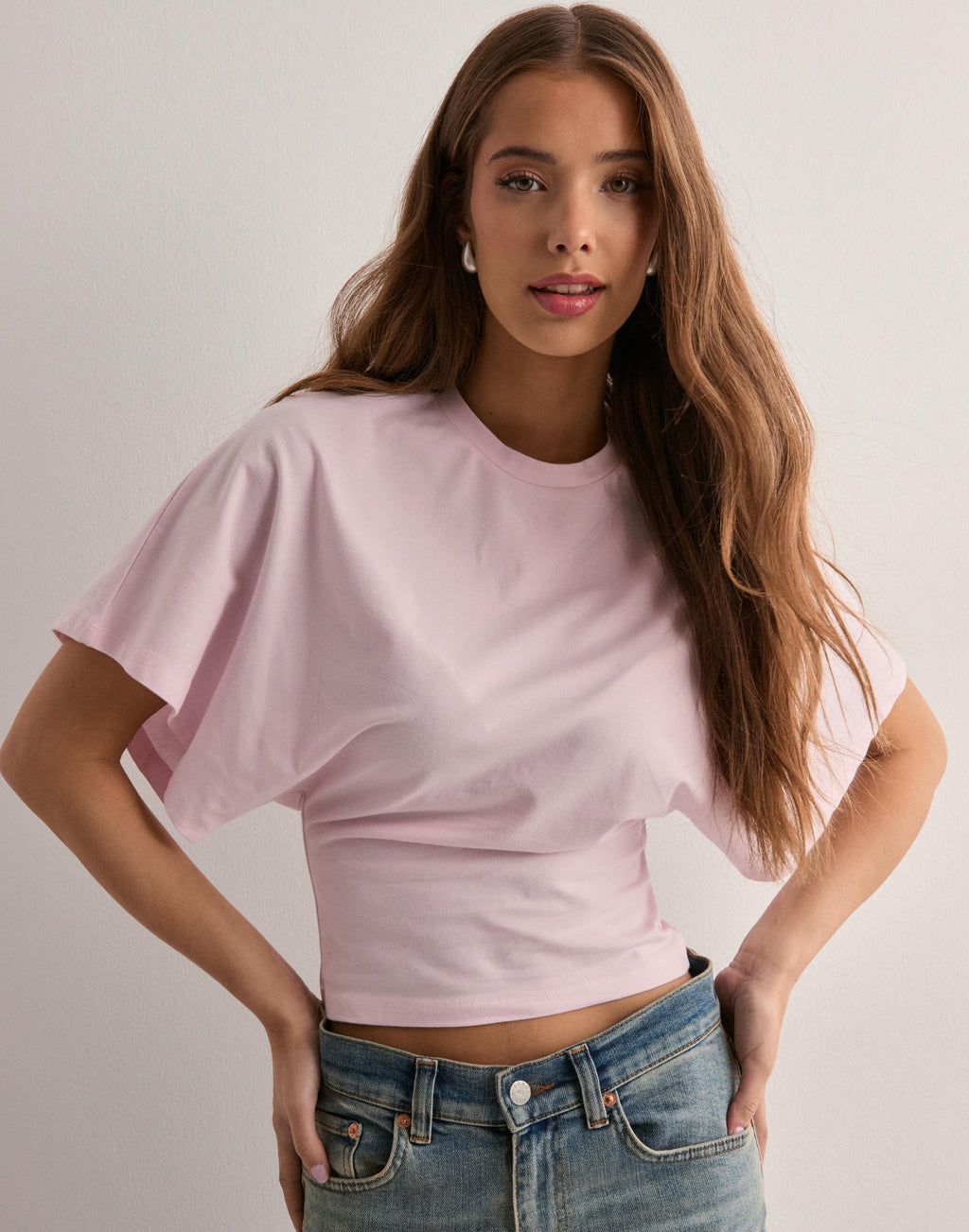 TRENDY™ – CAMISETA DE MANGA ANCHA