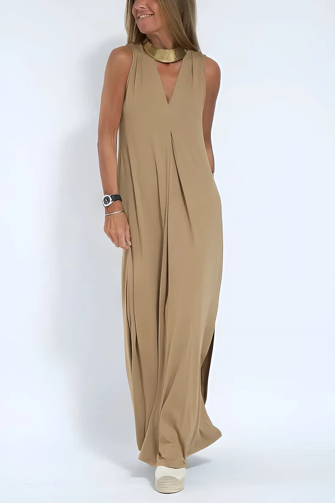 ELISE | VESTIDO LARGO ELEGANTE CON CÁRDIGAN DE REGALO