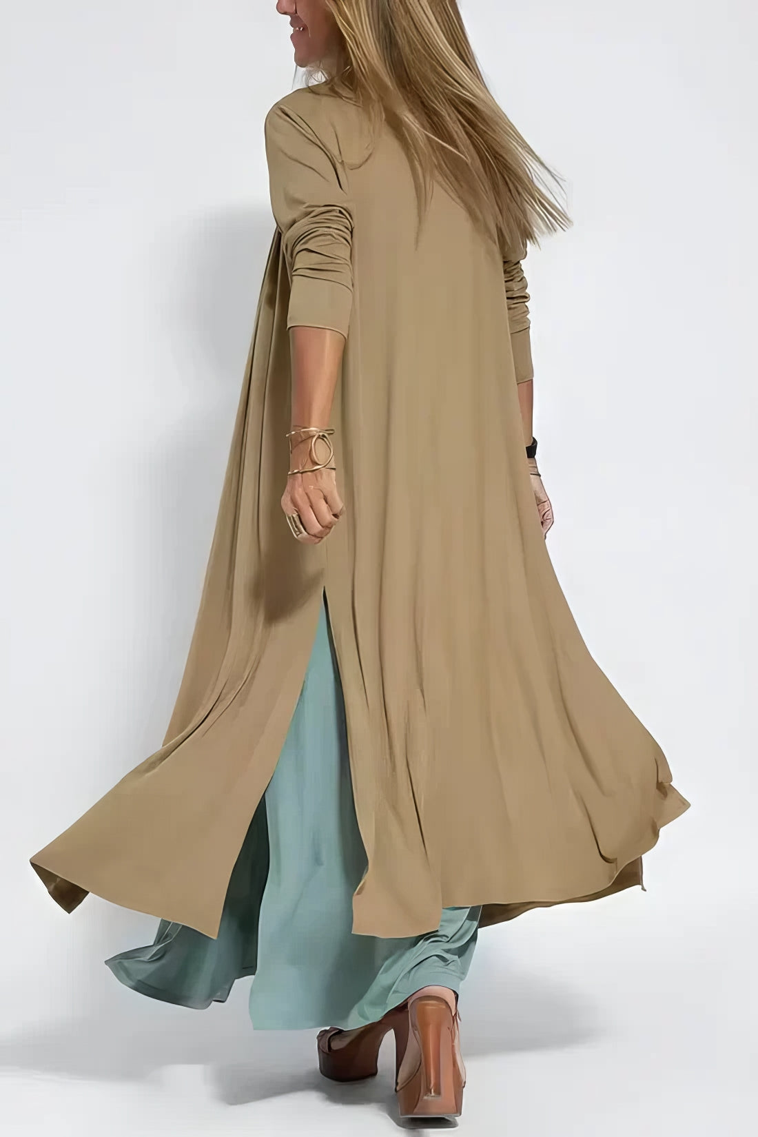 ELISE | VESTIDO LARGO ELEGANTE CON CÁRDIGAN DE REGALO